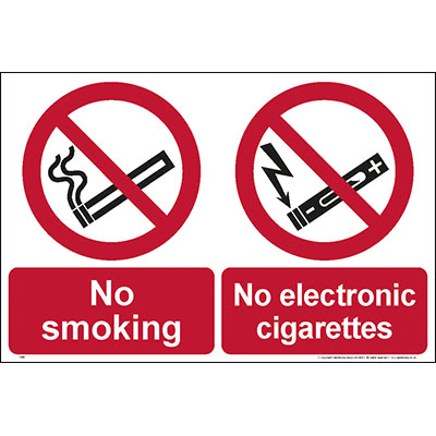 No smoking no electronic cigarettes