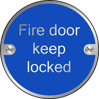 Fire door keep locked Disc