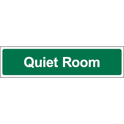 Quiet Room Door Sign