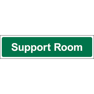 Support Room Door Sign