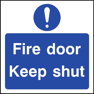 Fire Door Keep Shut (Symbol) 