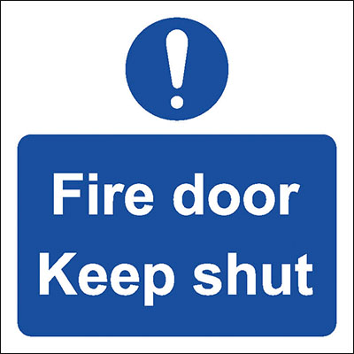 Fire Door Keep Shut (Symbol)