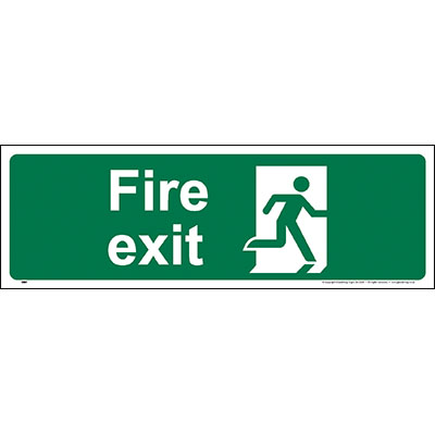 Fire Exit Right Facing