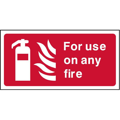 For use on any fire