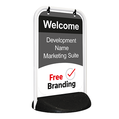 Marketing Suite Welcome Pavement Sign