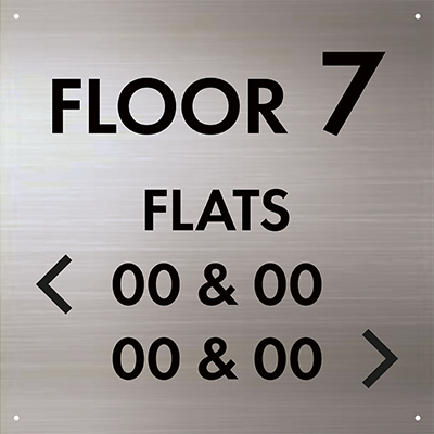Custom Floor Wayfinding Sign