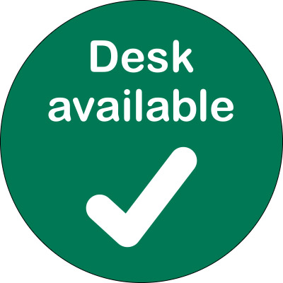 Desk Available Label