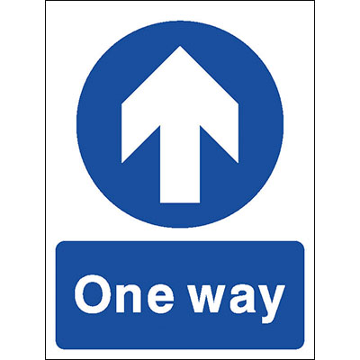 One Way Ahead Sign