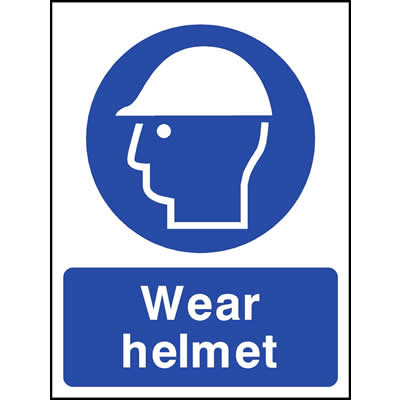 Wear helmet