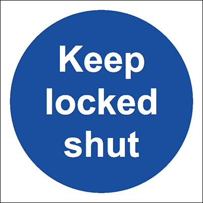 Keep locked shut