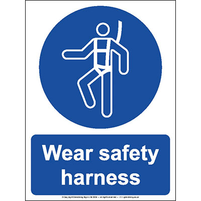 Wear safety harness