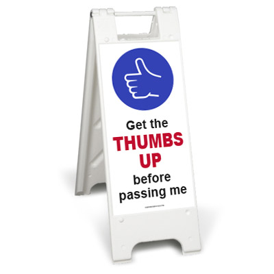 Get the thumbs up sign stand (Minicade)