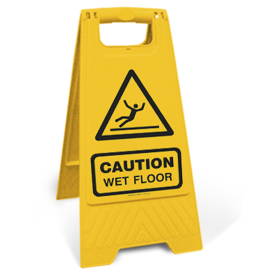 wet floor sign