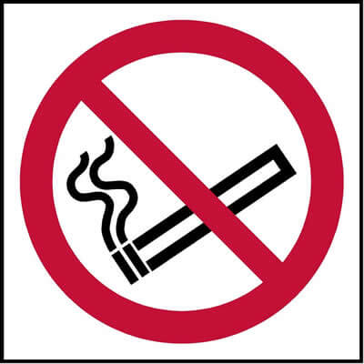 No smoking symbol sign