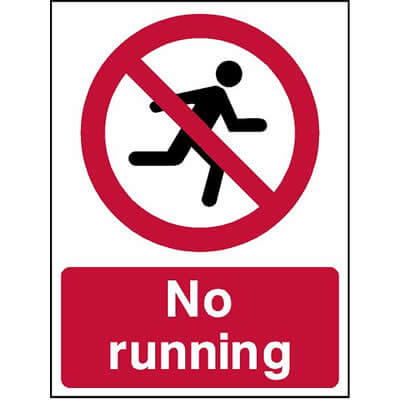 No running