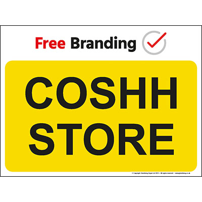 COSHH Store Sign (Quickfit)
