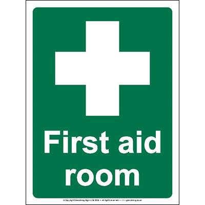 First Aid Room Sign