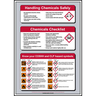 Handling Chemicals Safely Poster