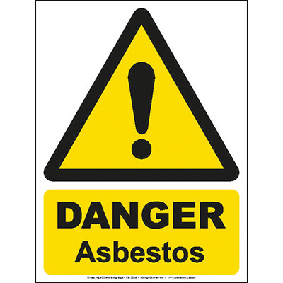 Danger Asbestos Sign