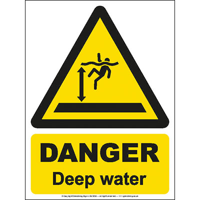 Danger deep water